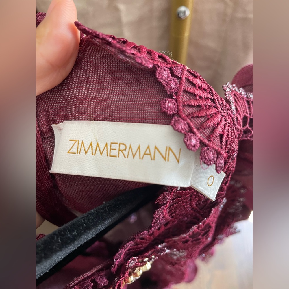 Zimmermann Ruffle Mini Dress size AU0 - Picture 10 of 12